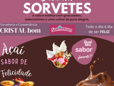 SORVETERIA CRISTAL BOM