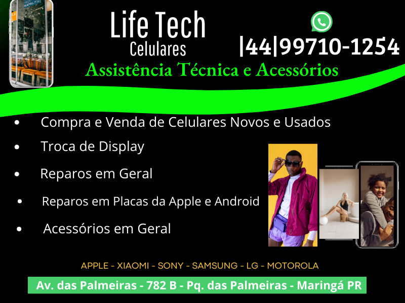 LIFE TECH - Assistência Técnica e Acessórios para Celular